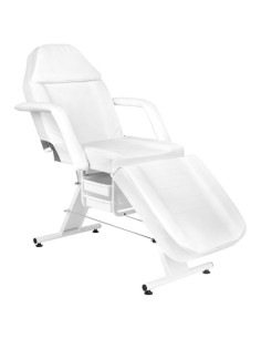 Fotel kosmetyczny Basic 202 z kuwetami biały